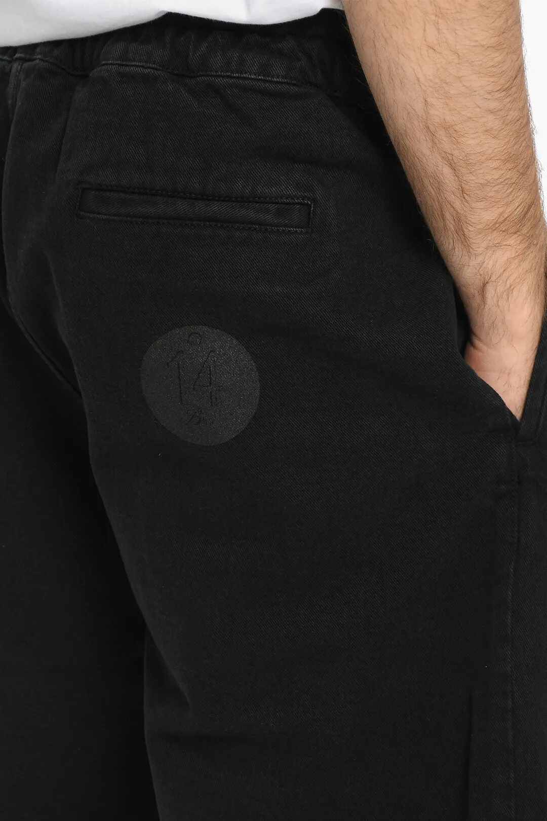 14 BROS Drawstring Waist Cotton Shorts