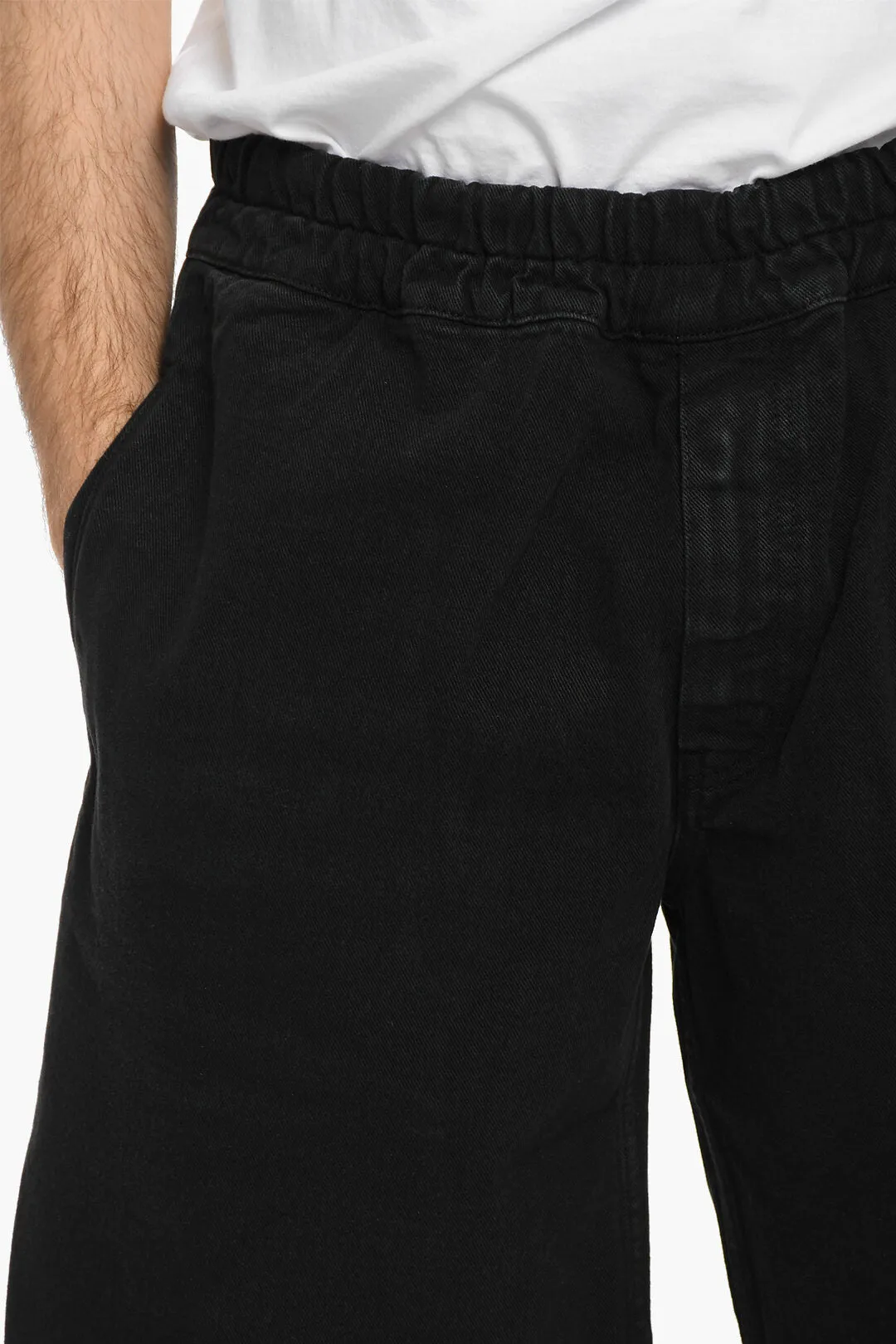14 BROS Drawstring Waist Cotton Shorts