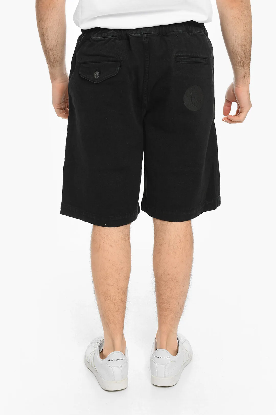 14 BROS Drawstring Waist Cotton Shorts