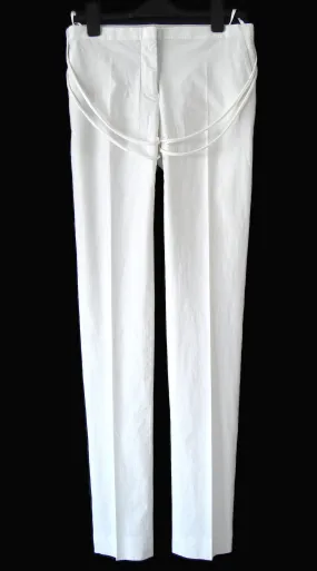 2004 Skinny Tailored Trousers with Jersey Details