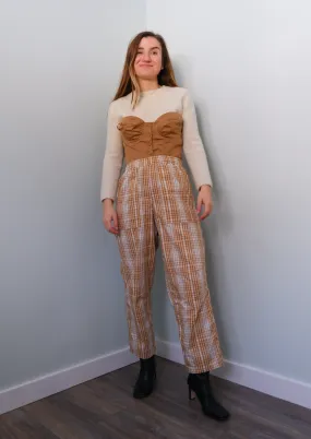 A Bronze Age Plaid Theo Pant - S