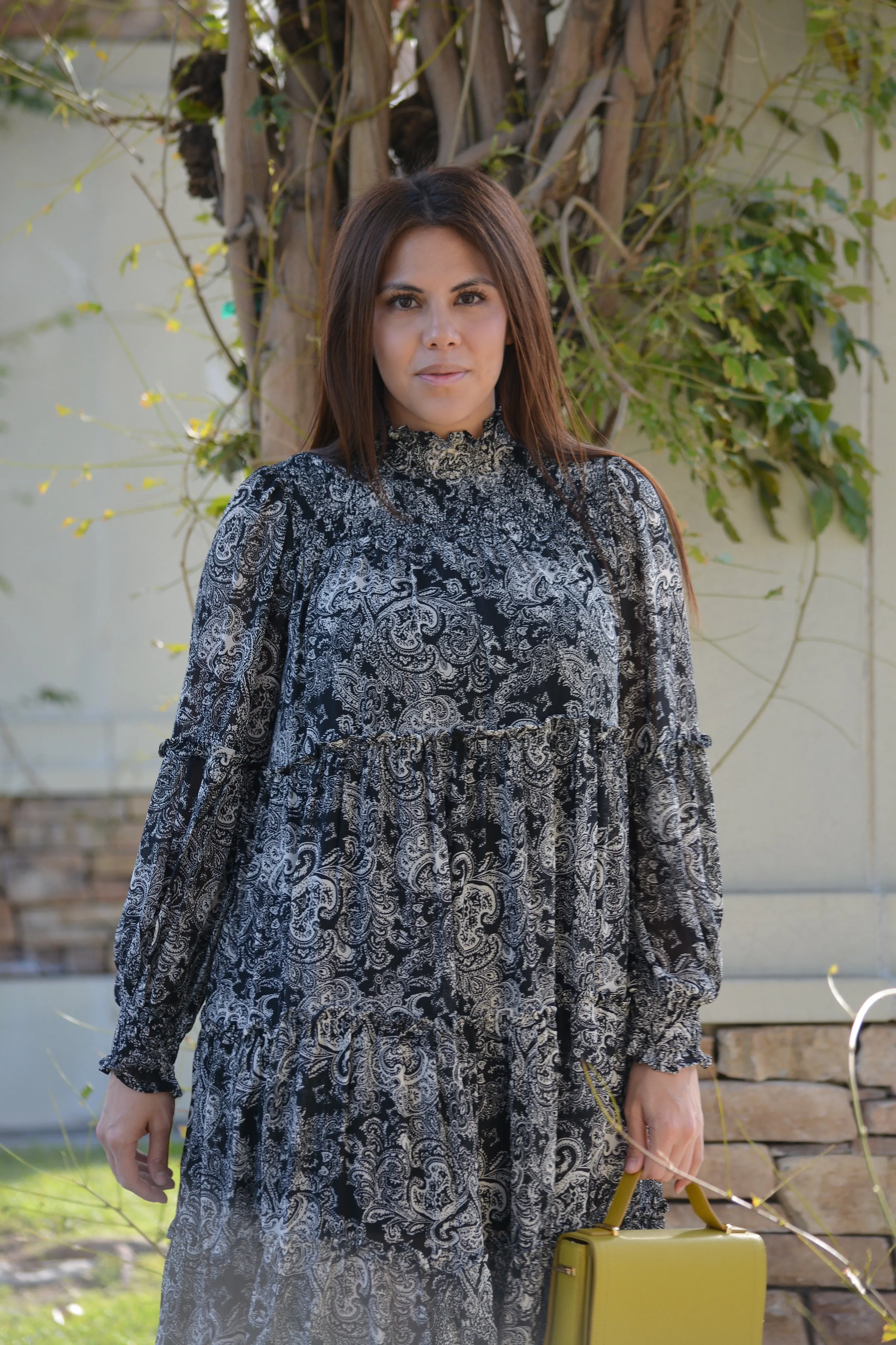 Abby Paisley Midi Dress