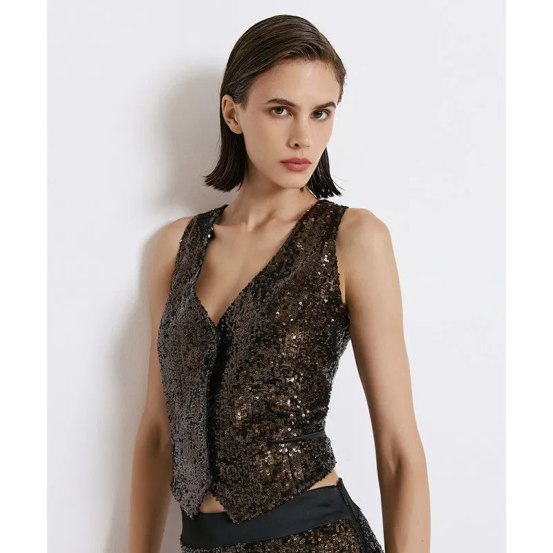 Access Sequin Vest Top