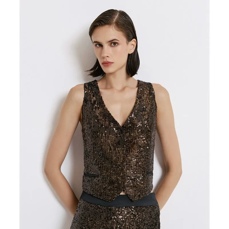 Access Sequin Vest Top