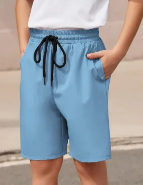 Arshiner Boys Athletic Shorts Kids Youth Quick Dry Shorts