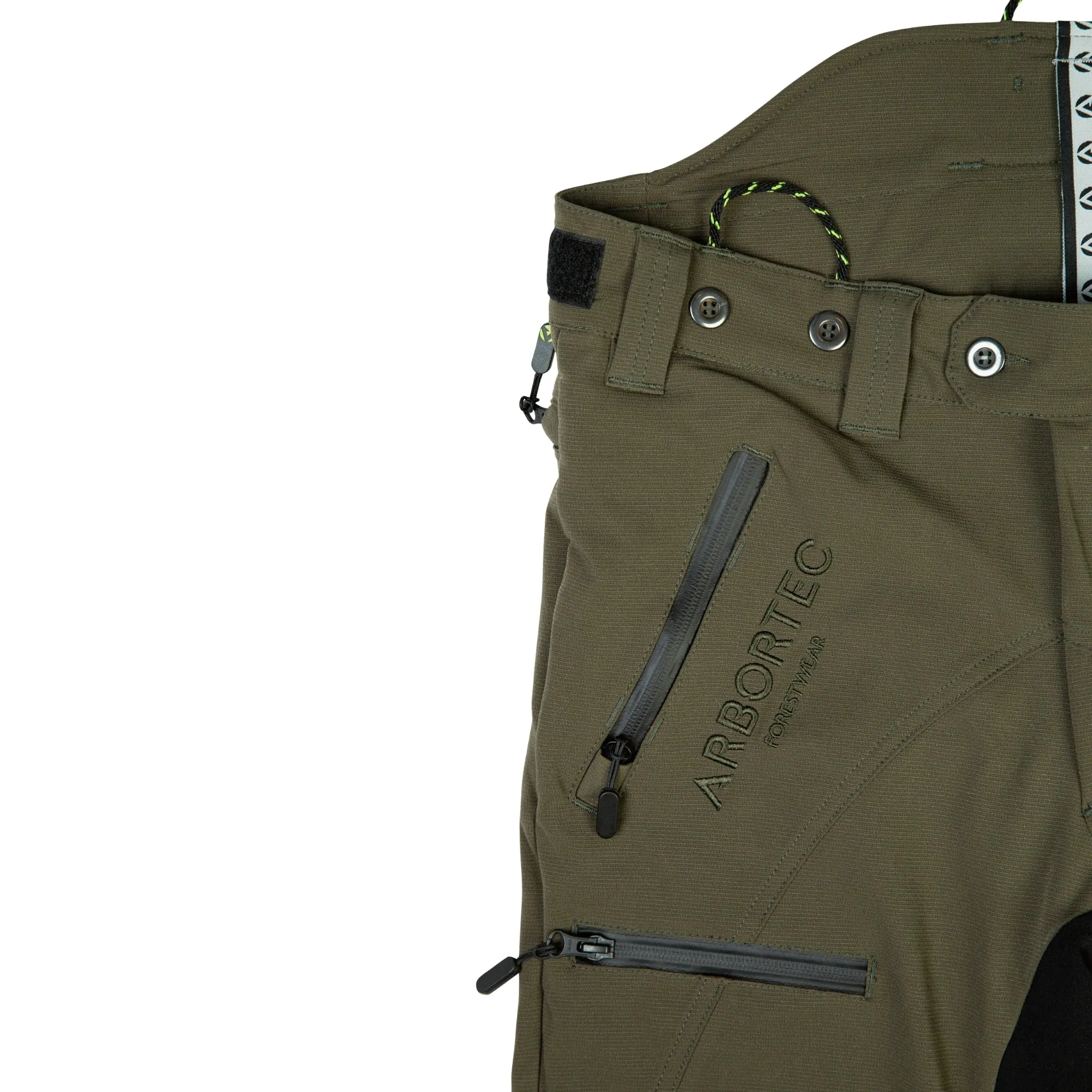 AT4060 Breatheflex Pro Chainsaw Trousers Design A Class 1 - Olive