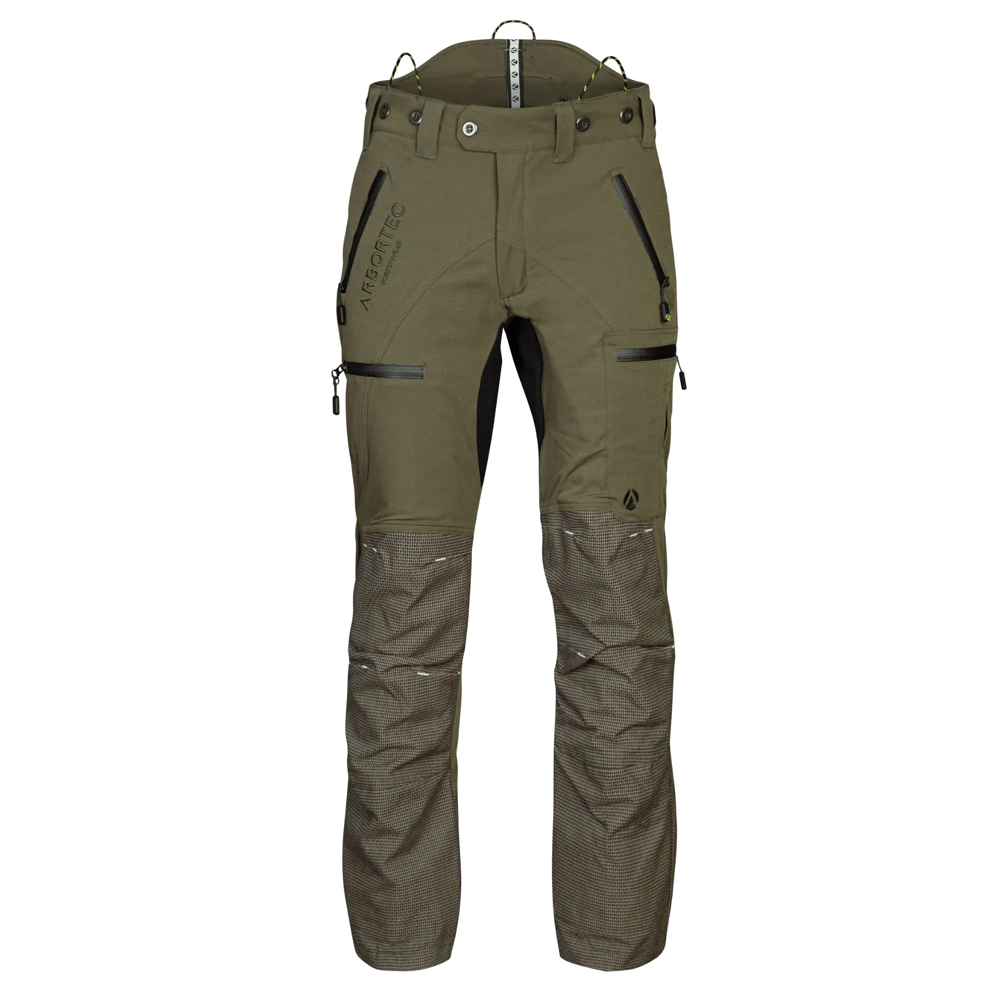 AT4060 Breatheflex Pro Chainsaw Trousers Design A Class 1 - Olive
