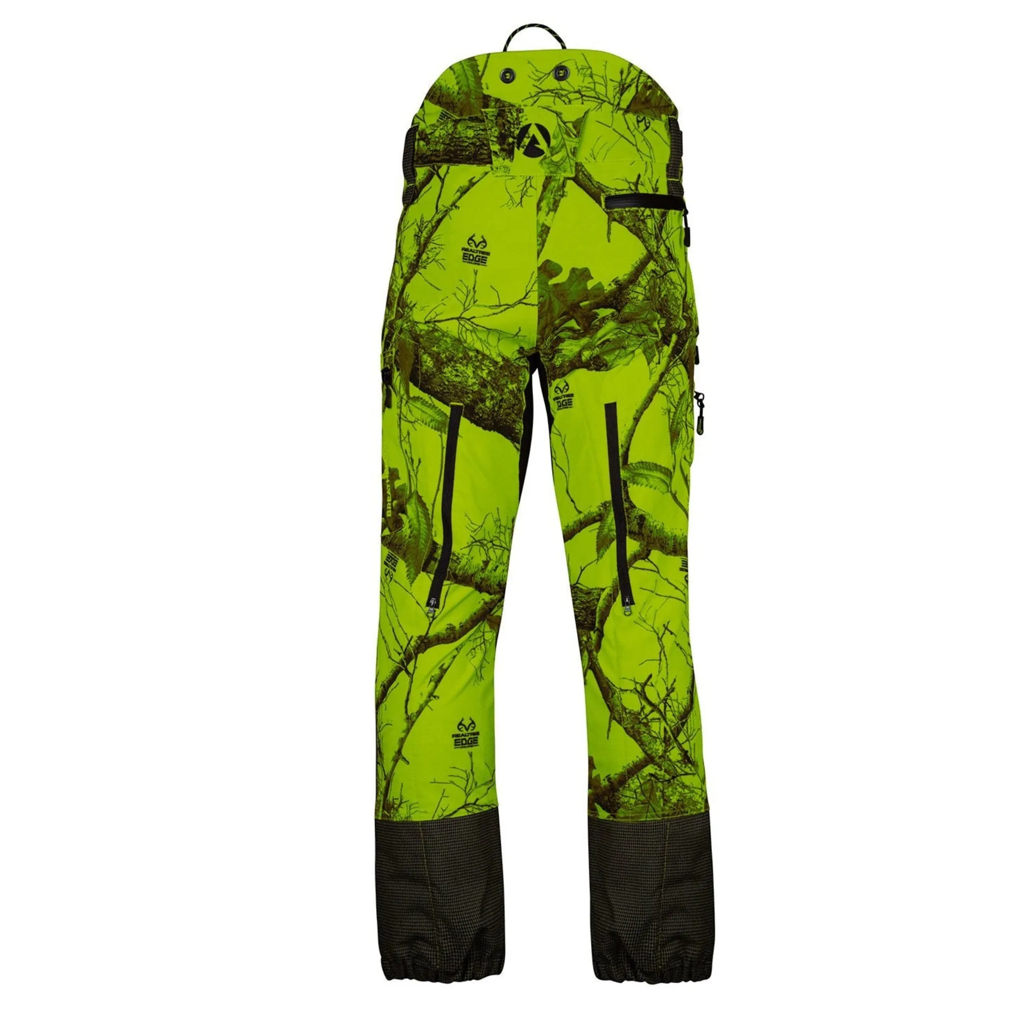 AT4060 - Breatheflex Pro Realtree Chainsaw Trousers Design A/Class 1 - Lime