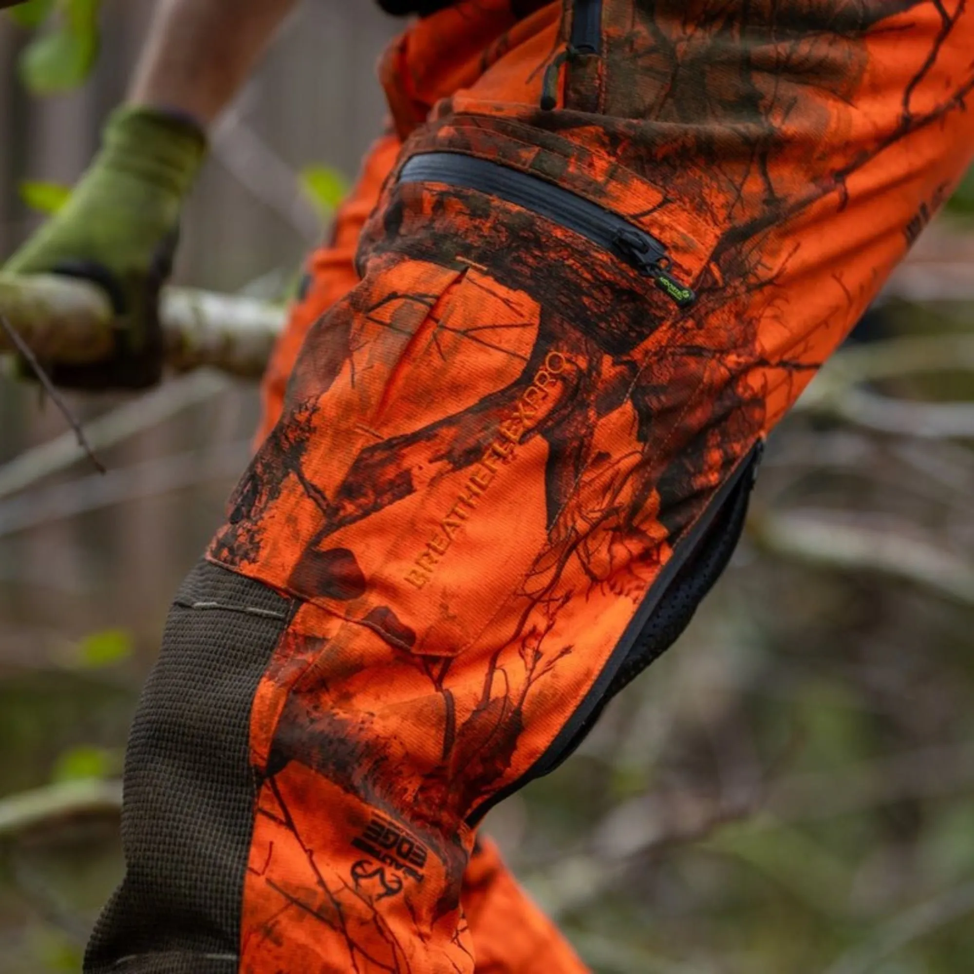 AT4060 UL - Breatheflex Pro Realtree Chainsaw Pants Design A/Class 1 - Orange