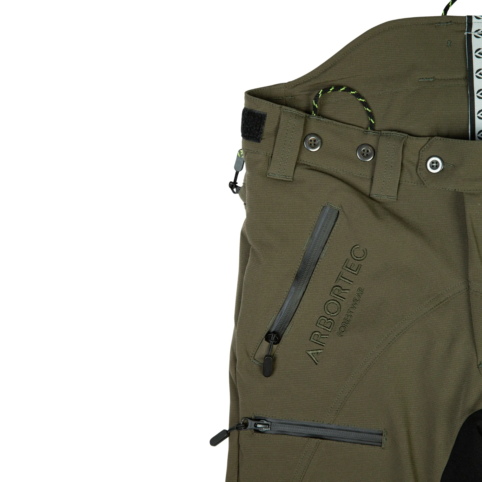 AT4070 Breatheflex Pro Chainsaw Trousers Design C Class 1 - Olive