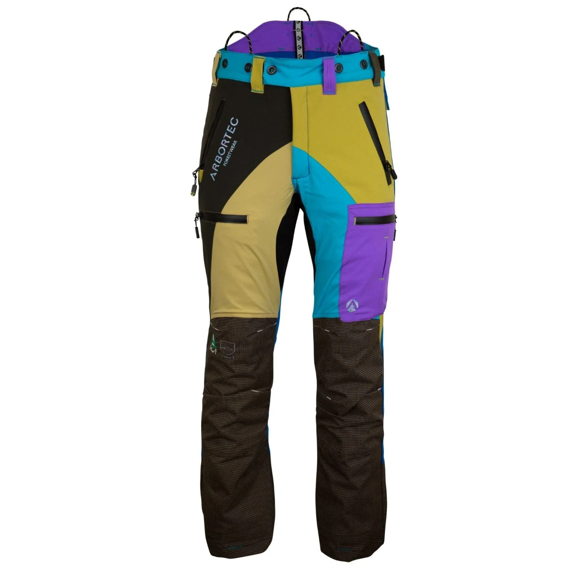 AT4070 Breatheflex Pro Chainsaw Trousers Design C Class 1 - Pastel Multi-Colour