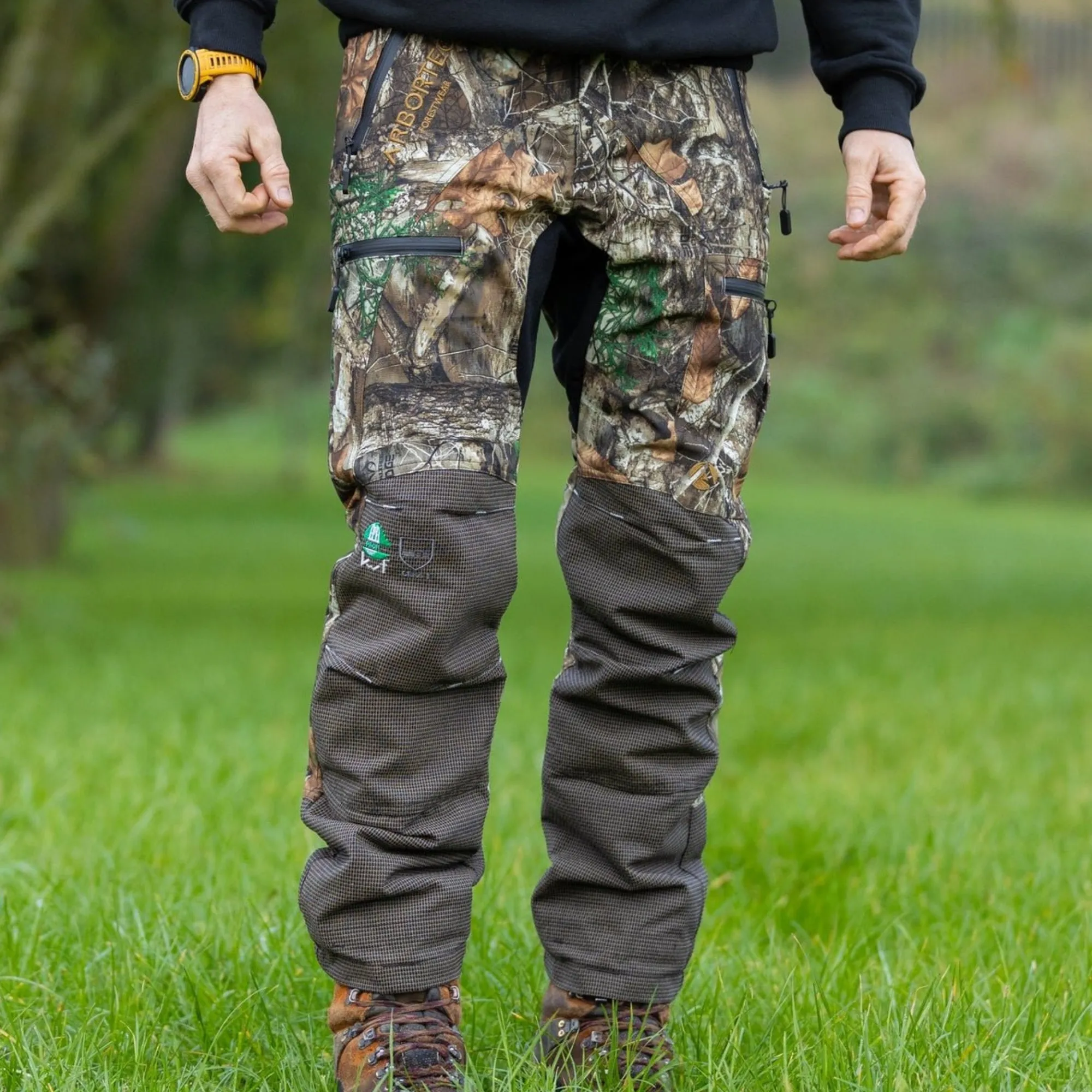 AT4070 - Breatheflex Pro Realtree Chainsaw Trousers Design C/Class 1 - Brown
