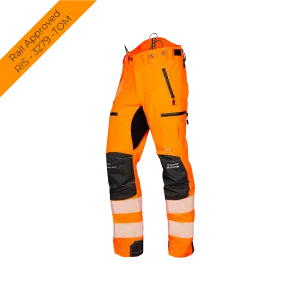 ATHV4060 Breatheflex Pro Chainsaw Trousers Design A Class 1 - Hi-Vis Orange