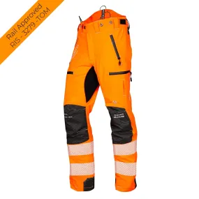 ATHV4070 Breatheflex Pro Chainsaw Trousers Design C Class 1 - Hi-Vis Orange