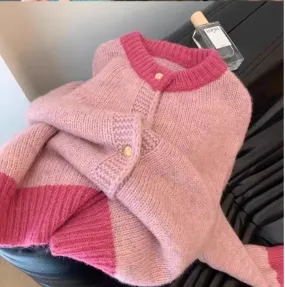 Barbie Pink Cable Knit Cardigan (Last One)