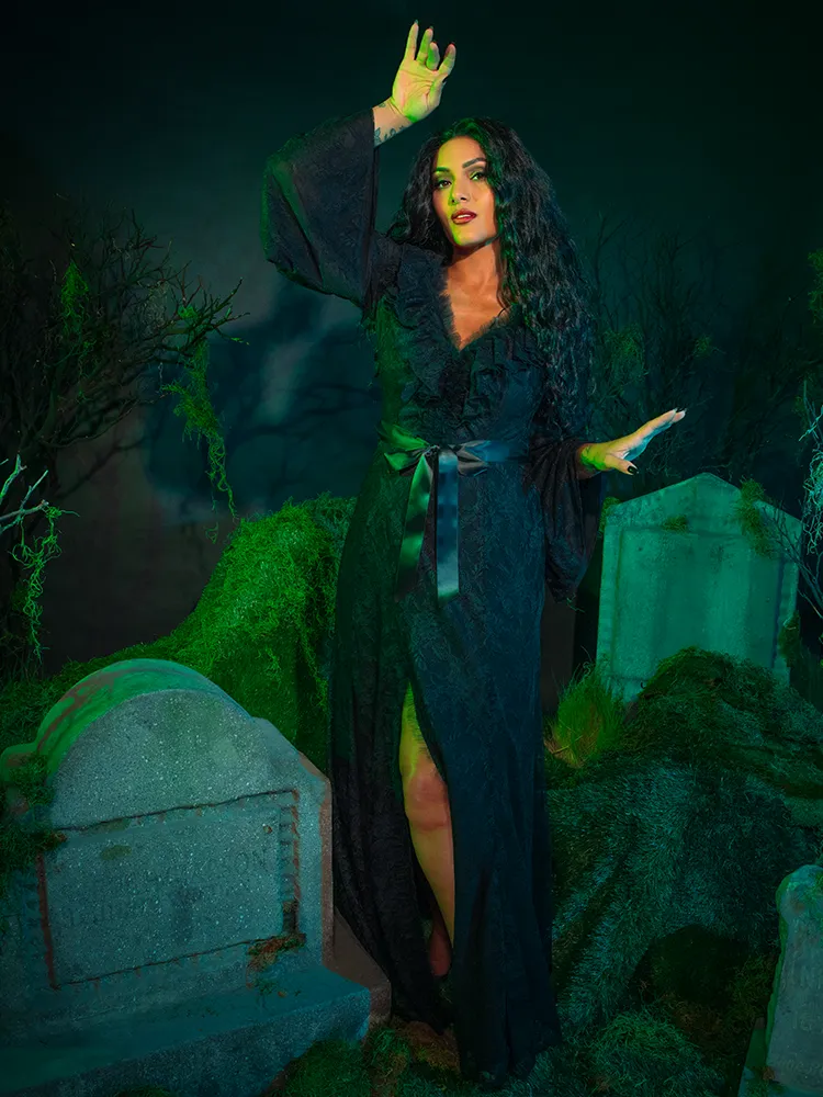 Beetlejuice Beetlejuice™  Delores Dress in Black Lace