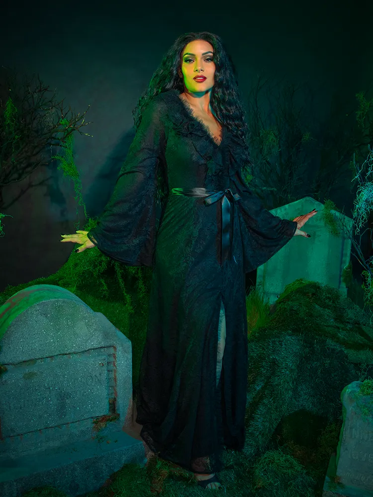 Beetlejuice Beetlejuice™  Delores Dress in Black Lace