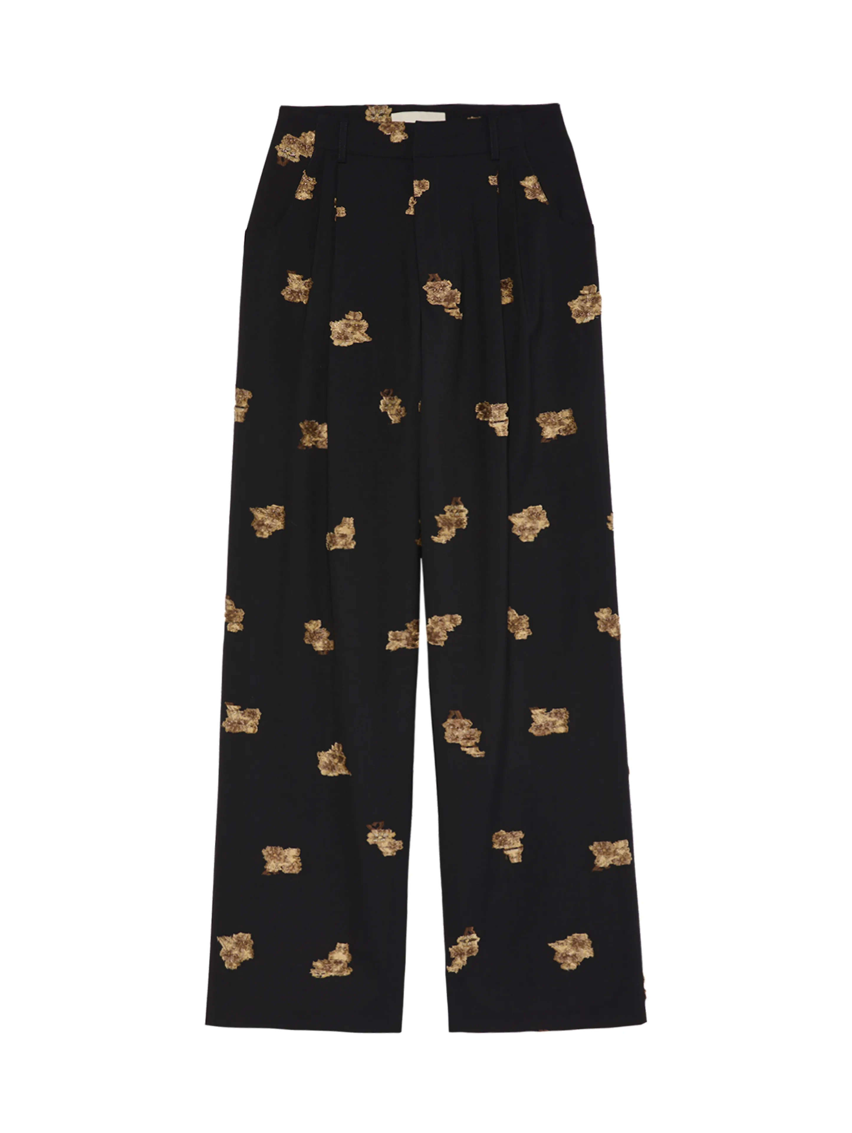 BLACK AND BRONZE ANNIE TROUSER