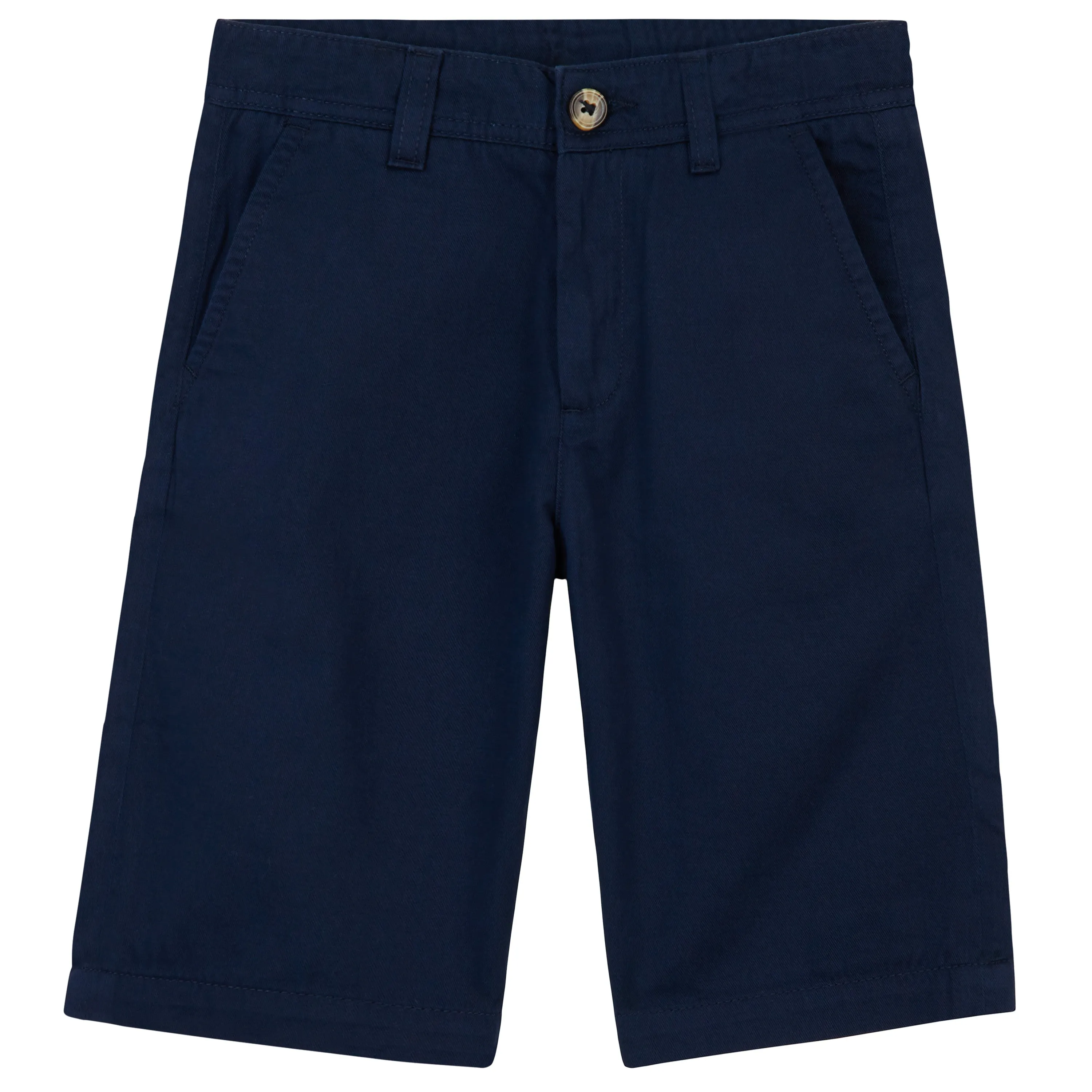 Boys' Chino Shorts,  Knee Length Boys Shorts with Adjustable Waist