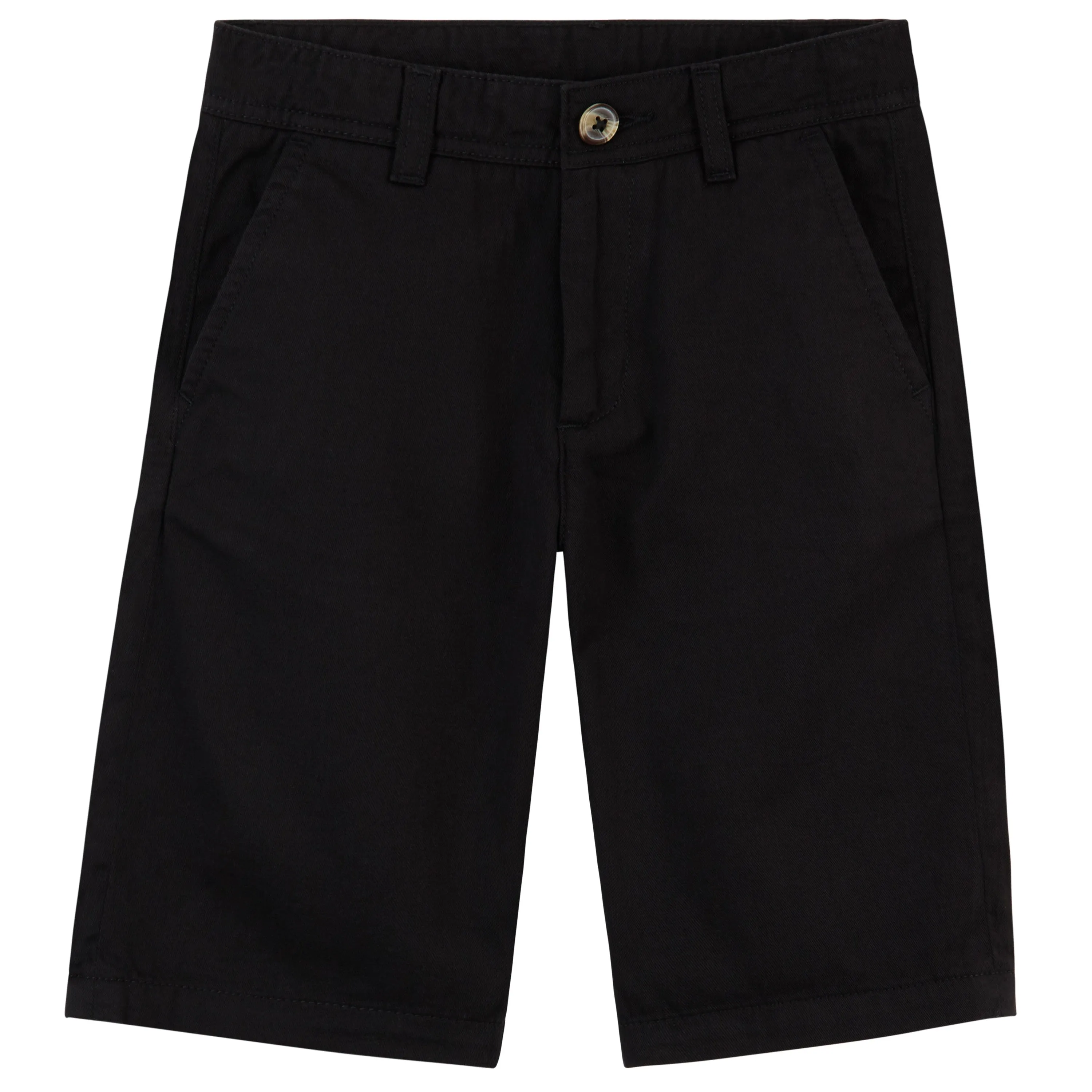 Boys' Chino Shorts,  Knee Length Boys Shorts with Adjustable Waist