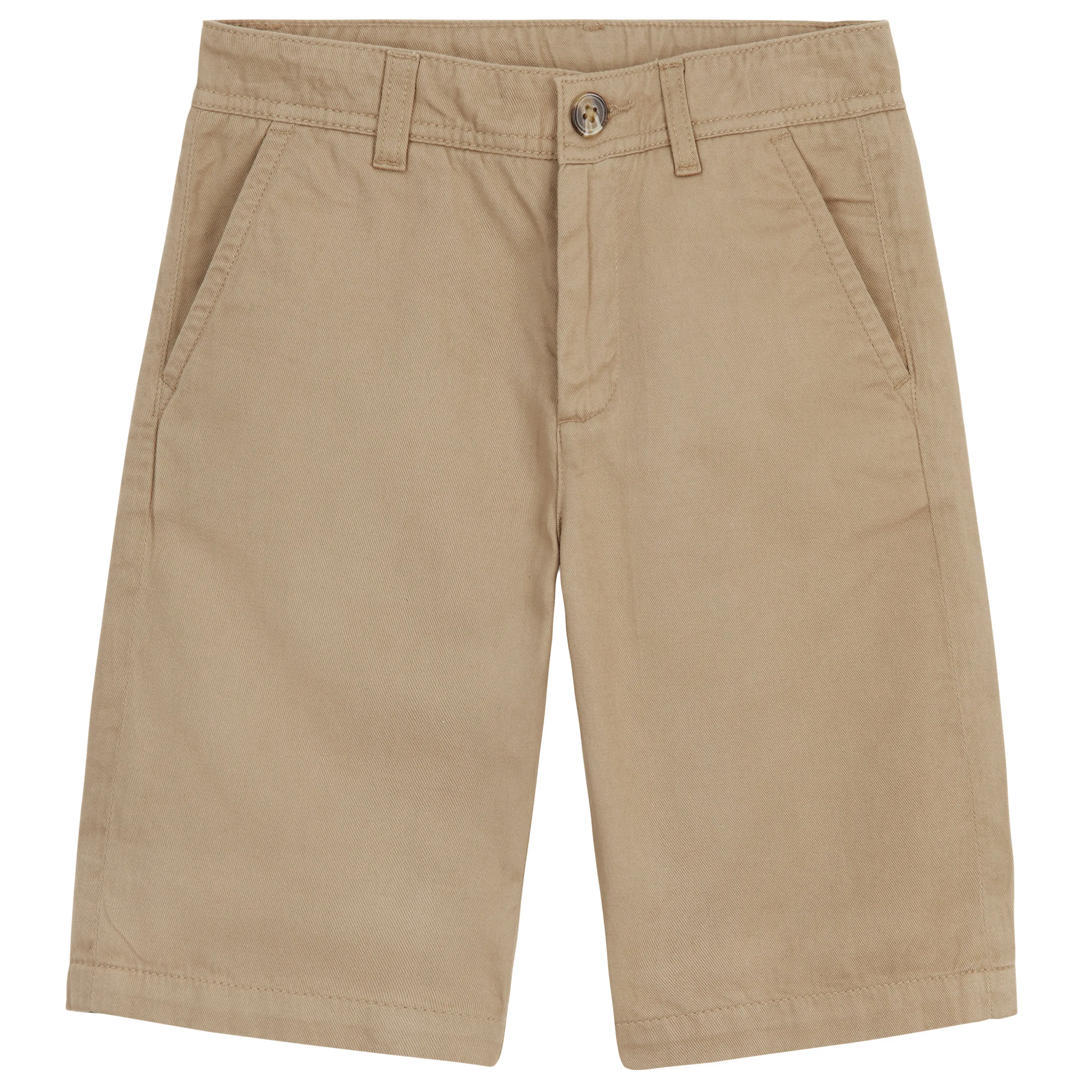Boys' Chino Shorts,  Knee Length Boys Shorts with Adjustable Waist