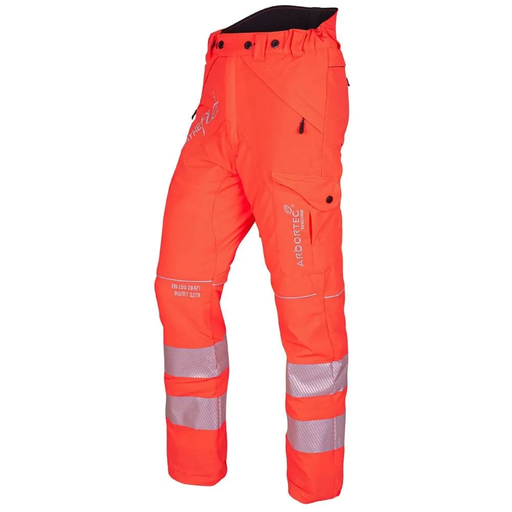 Breatheflex Chainsaw Trousers Design Type C Class 1 Hi Viz Orange
