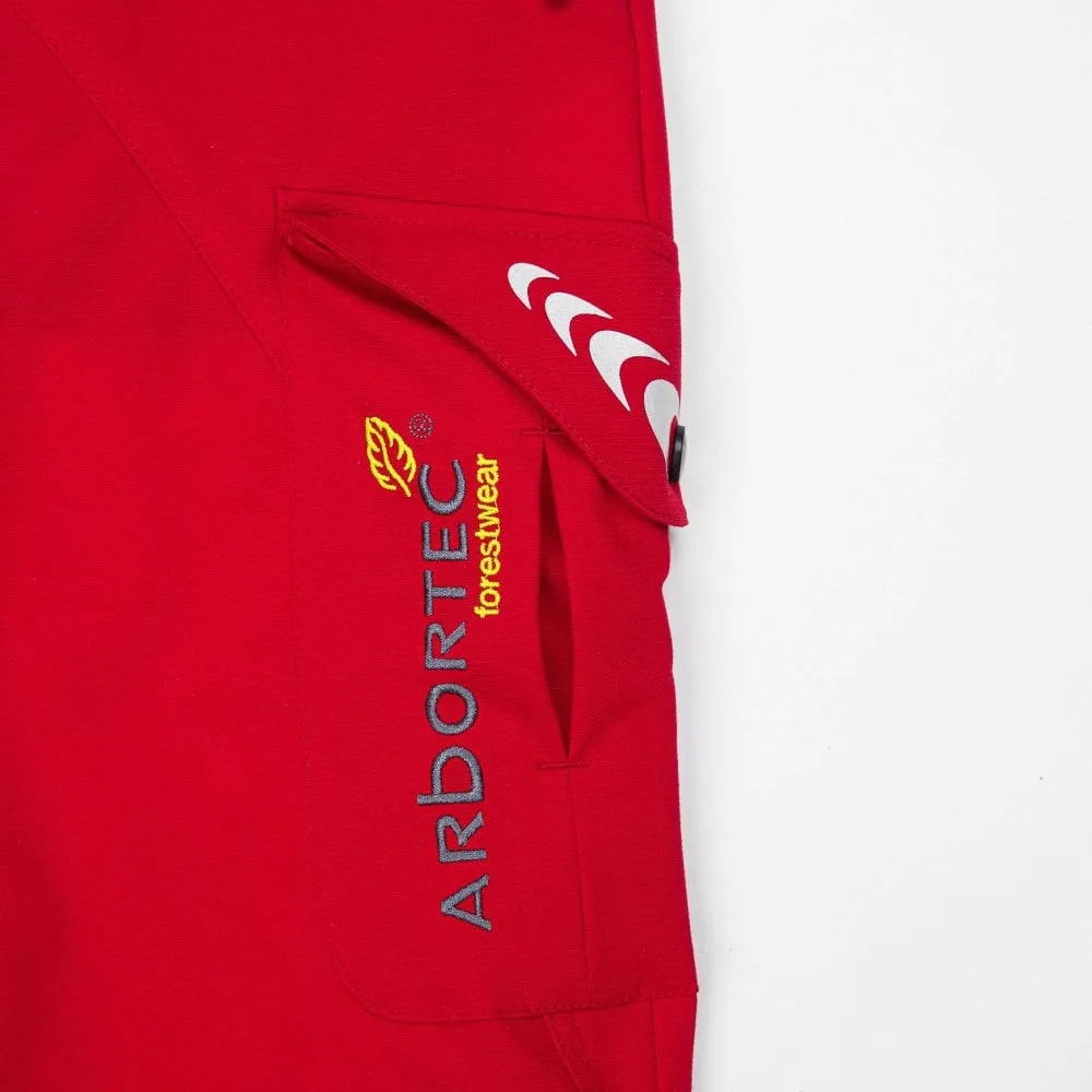 Breatheflex Chainsaw Trousers Red Type A