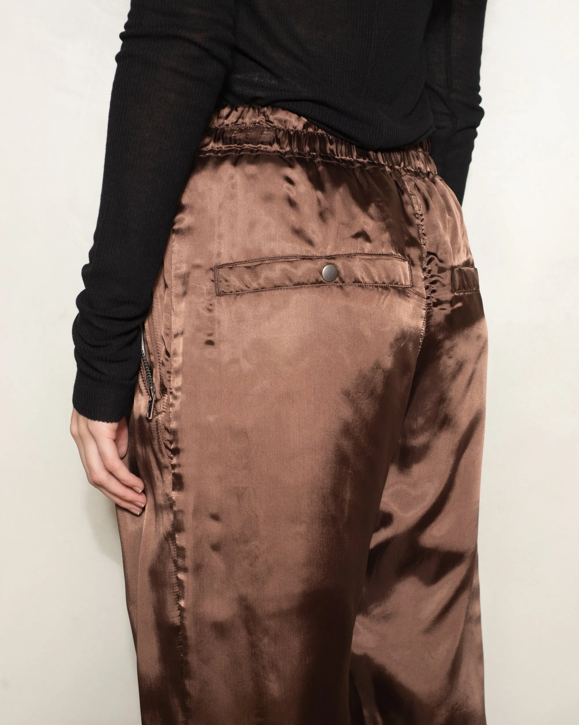 Brown Track Pants