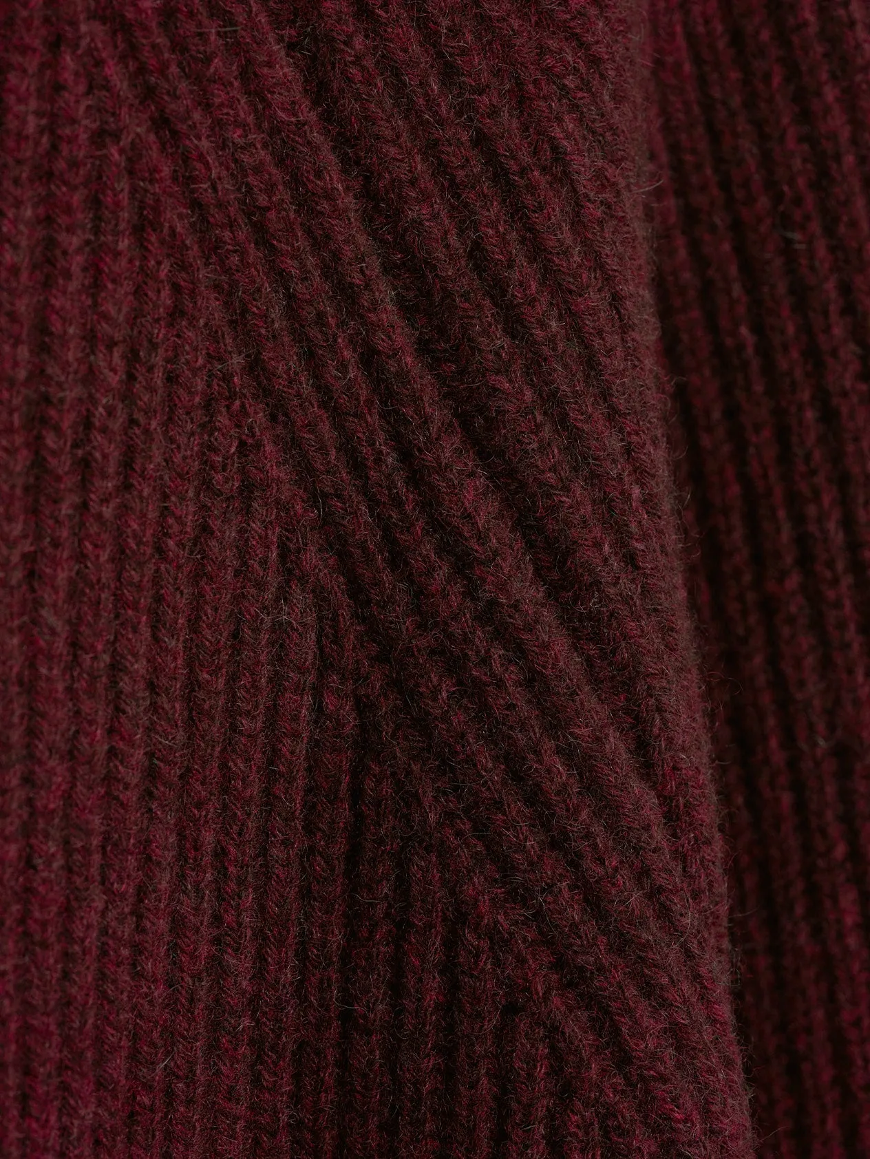 Burgundy Driving Sweater