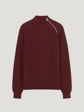 Burgundy Driving Sweater
