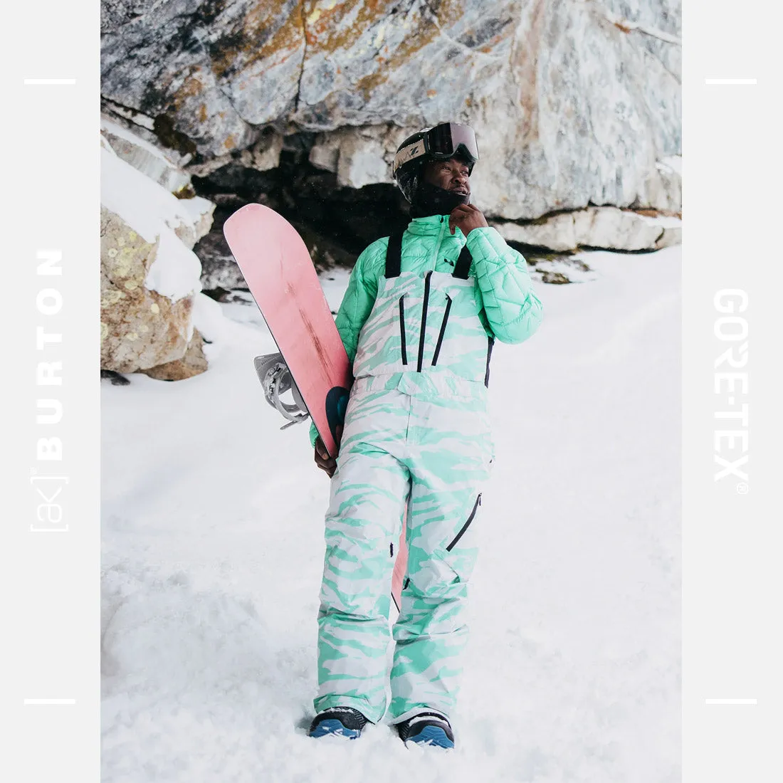 BURTON [ak] Gore-Tex 2L Cyclic Bib Pant 2025 - Oversized Zebra