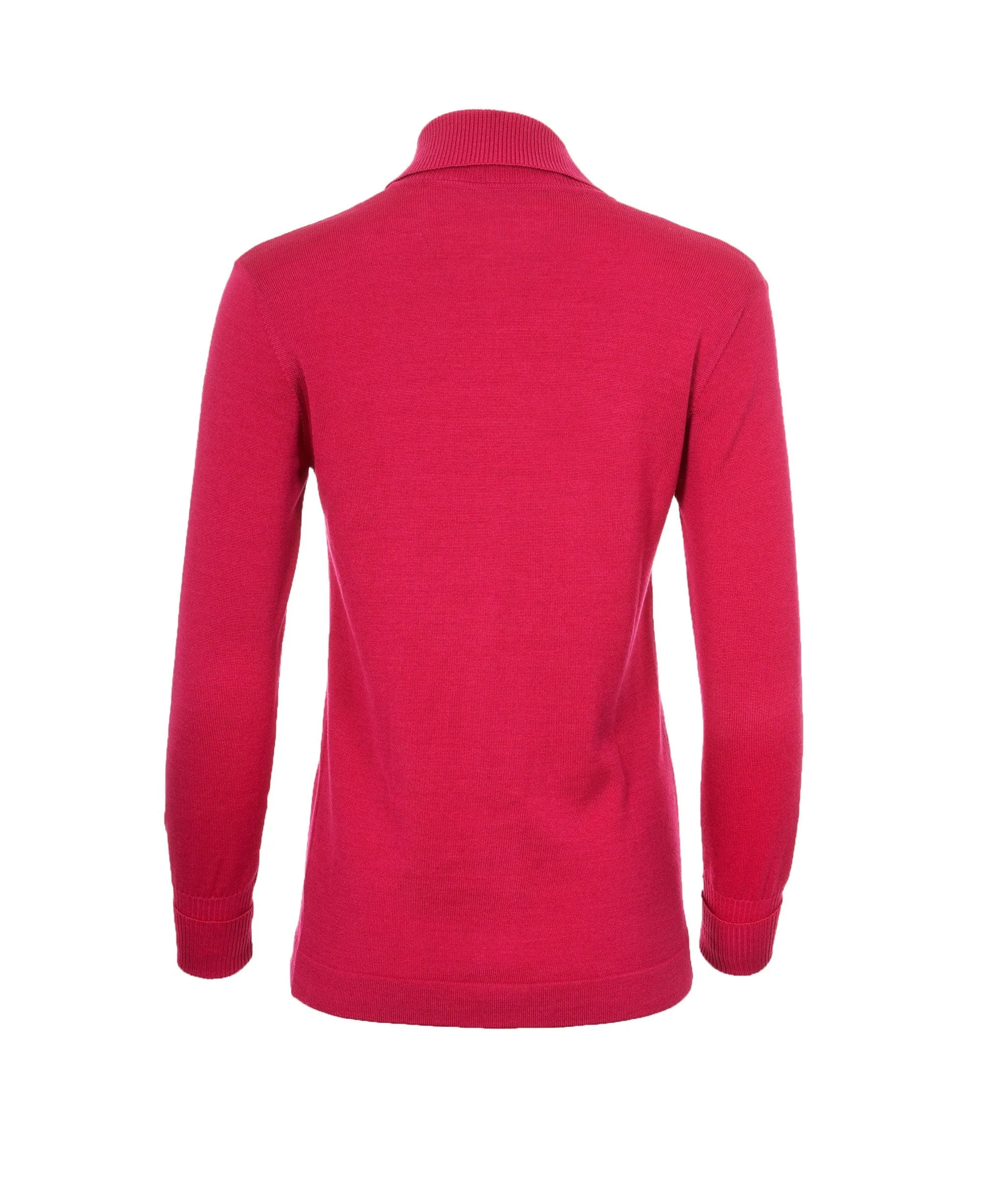 Chanel Gold CC Button Cardigan Pink ASL7705