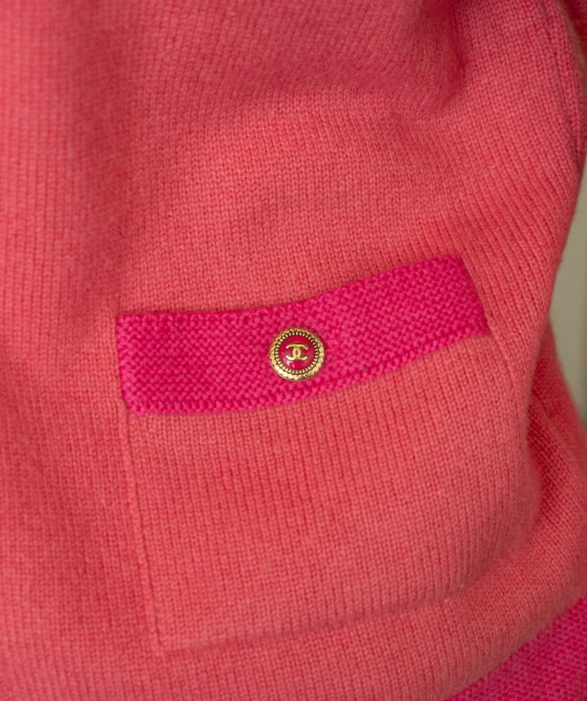 Chanel Pink Cashmere Cardigan DXBS0520