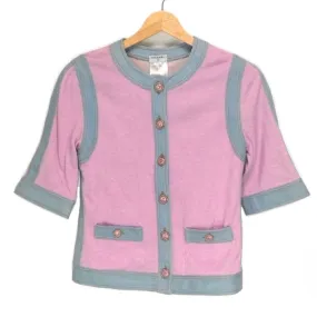 Chanel Pink CC Cardigan, 36