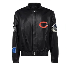 CHICAGO BEARS SHEEP LEATHER JACKET