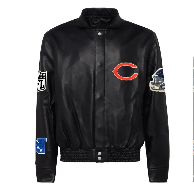 CHICAGO BEARS SHEEP LEATHER JACKET