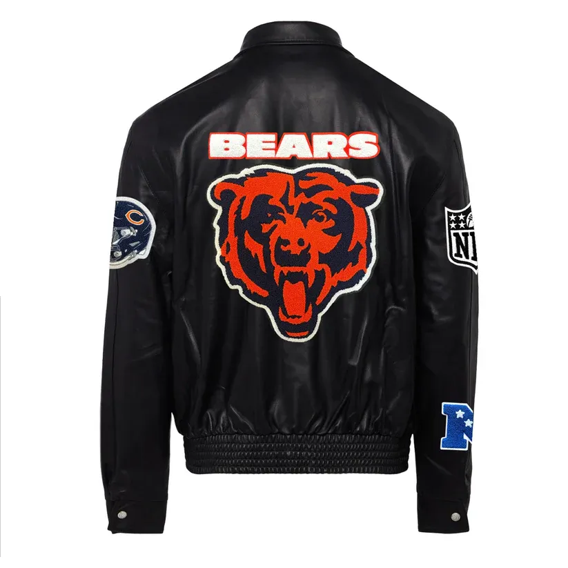 CHICAGO BEARS SHEEP LEATHER JACKET