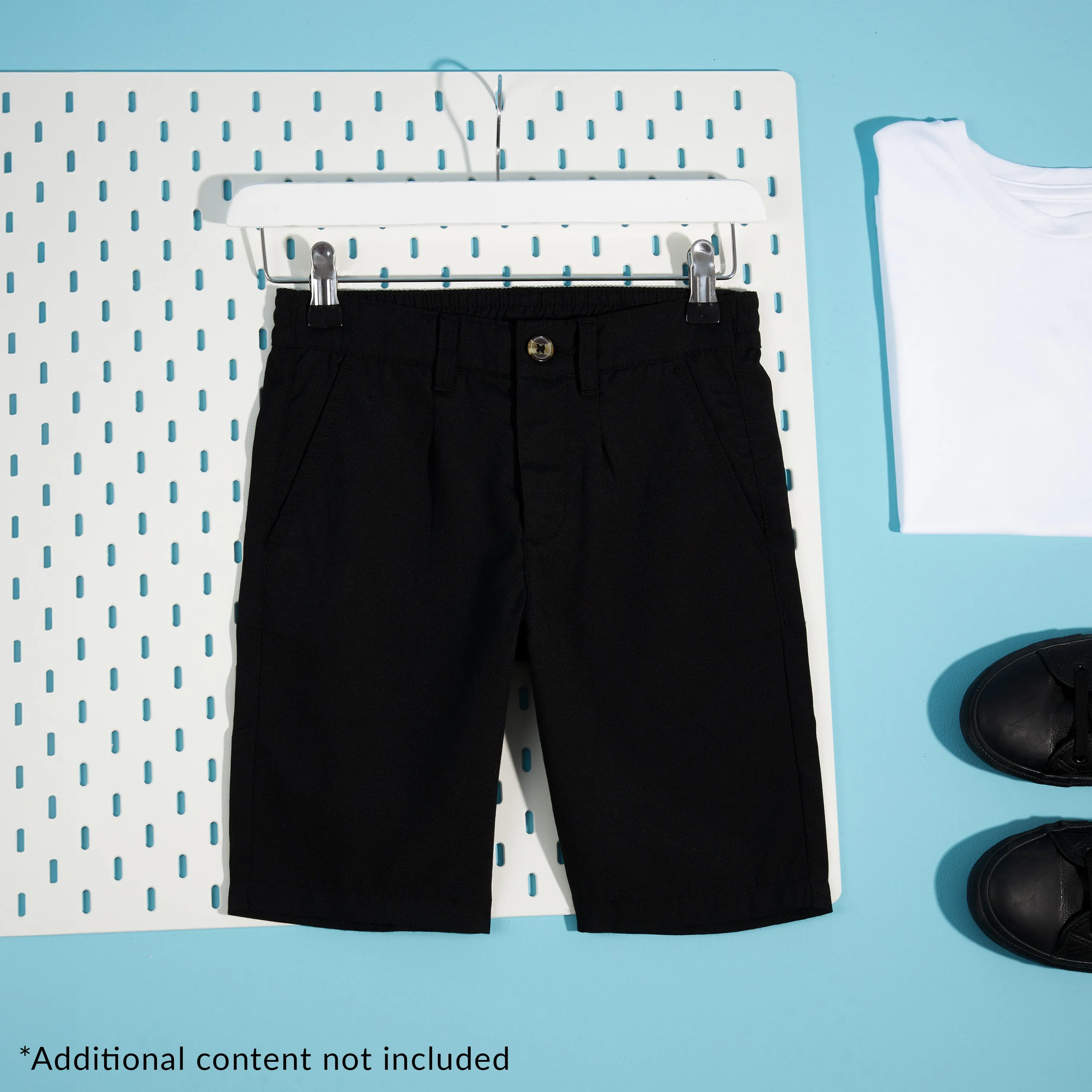 CityComfort Boys Chino Shorts with 2 Pockets, Elasticated Waist