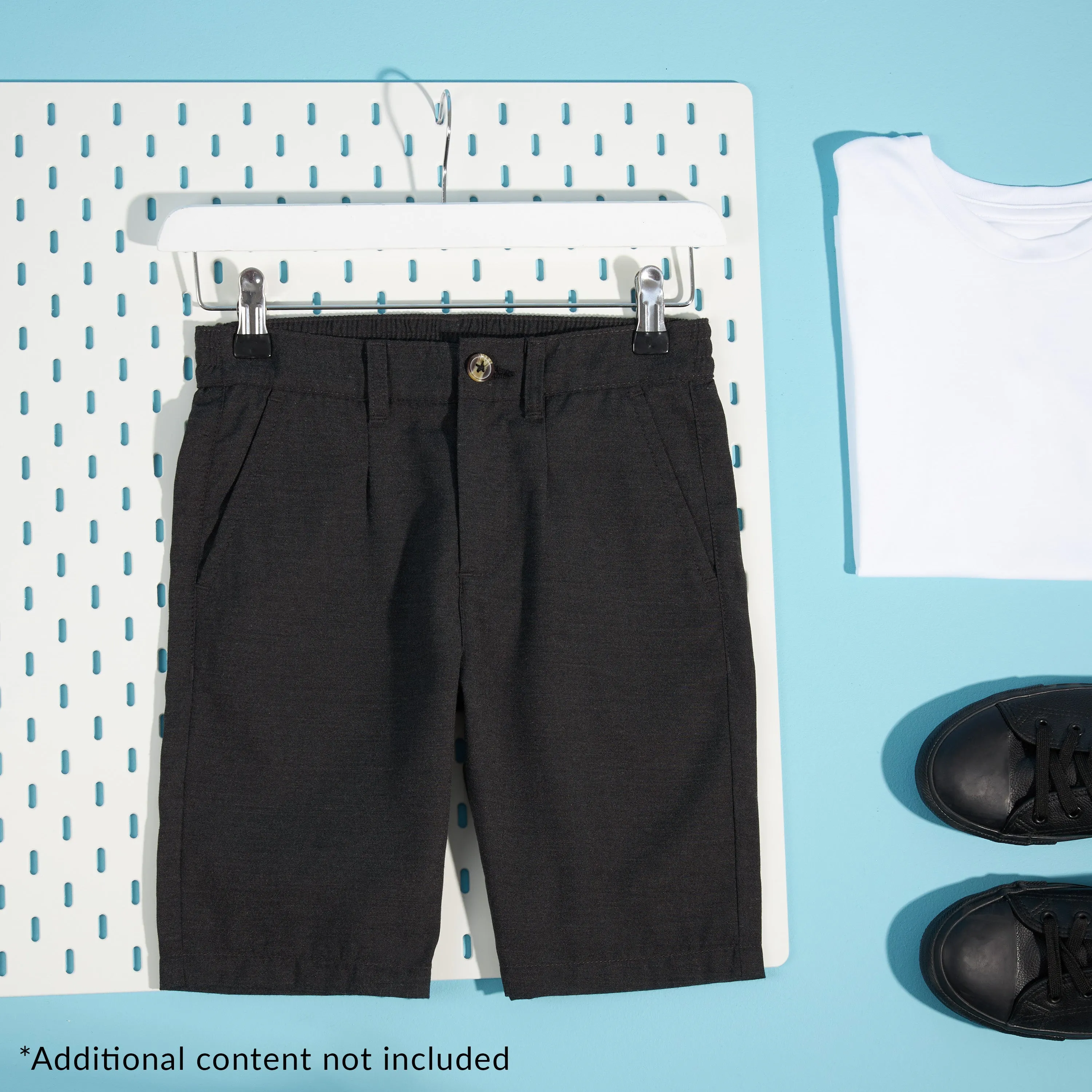 CityComfort Boys Chino Shorts with 2 Pockets, Elasticated Waist