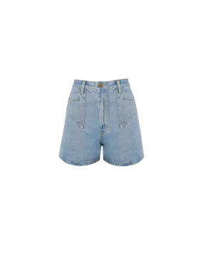 CLOVER DENIM SHORT BLUE