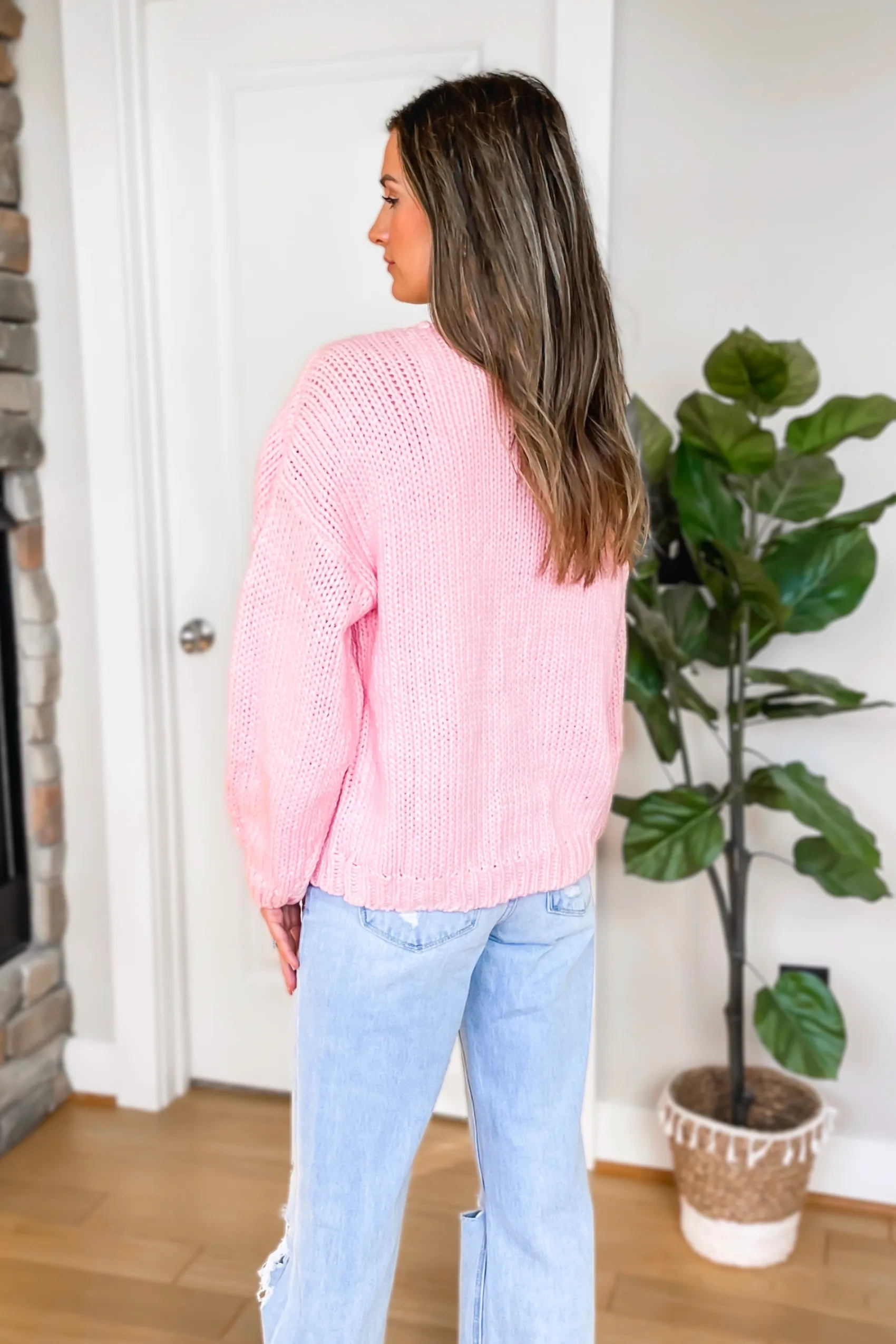 Daisy Cardigan - Pink