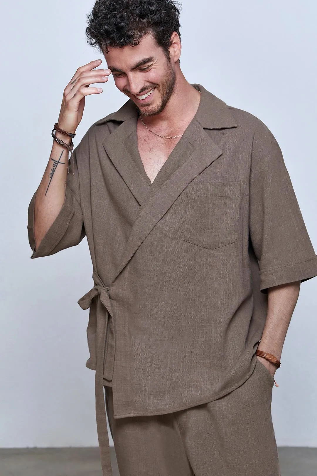 Deluxe Bronze % 100 Linen Set - Limited Edition