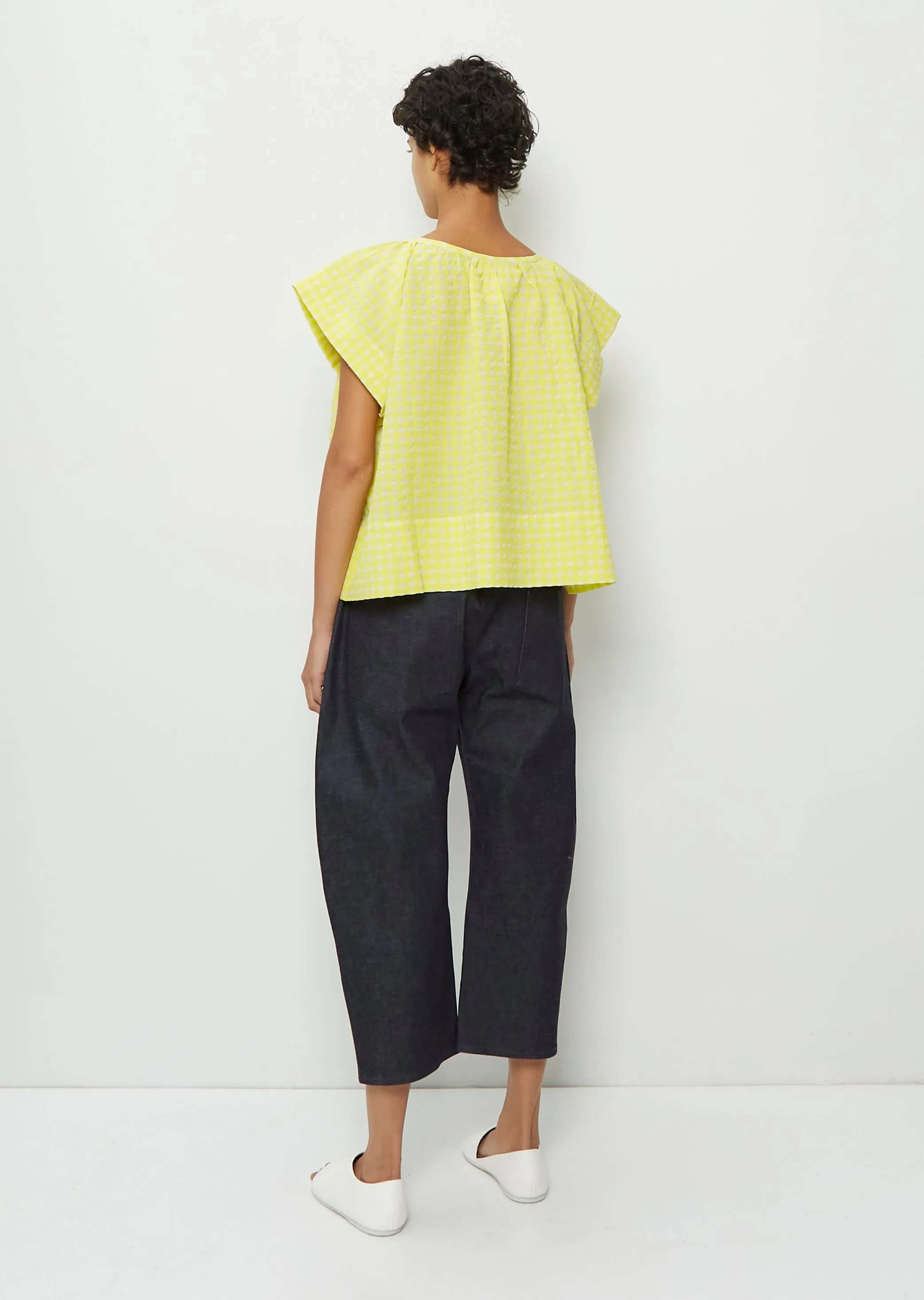 Denim Circle Pant