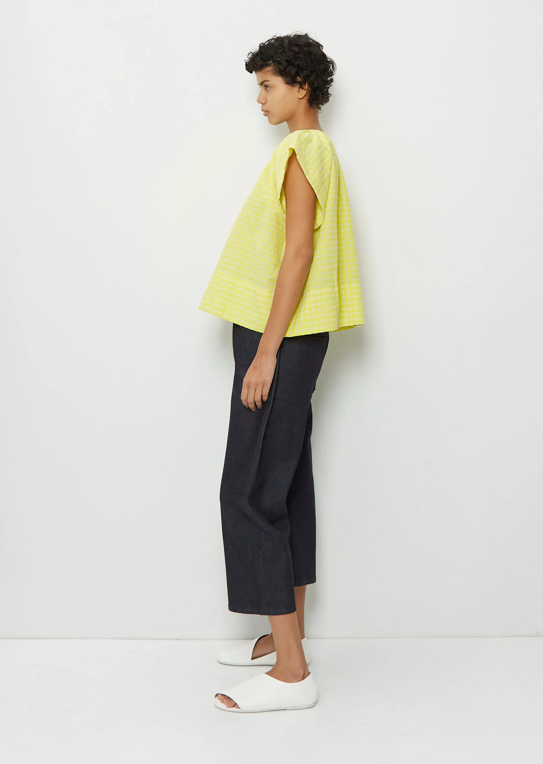 Denim Circle Pant