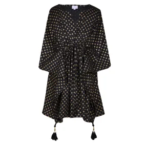 Diana Short Black Kaftan