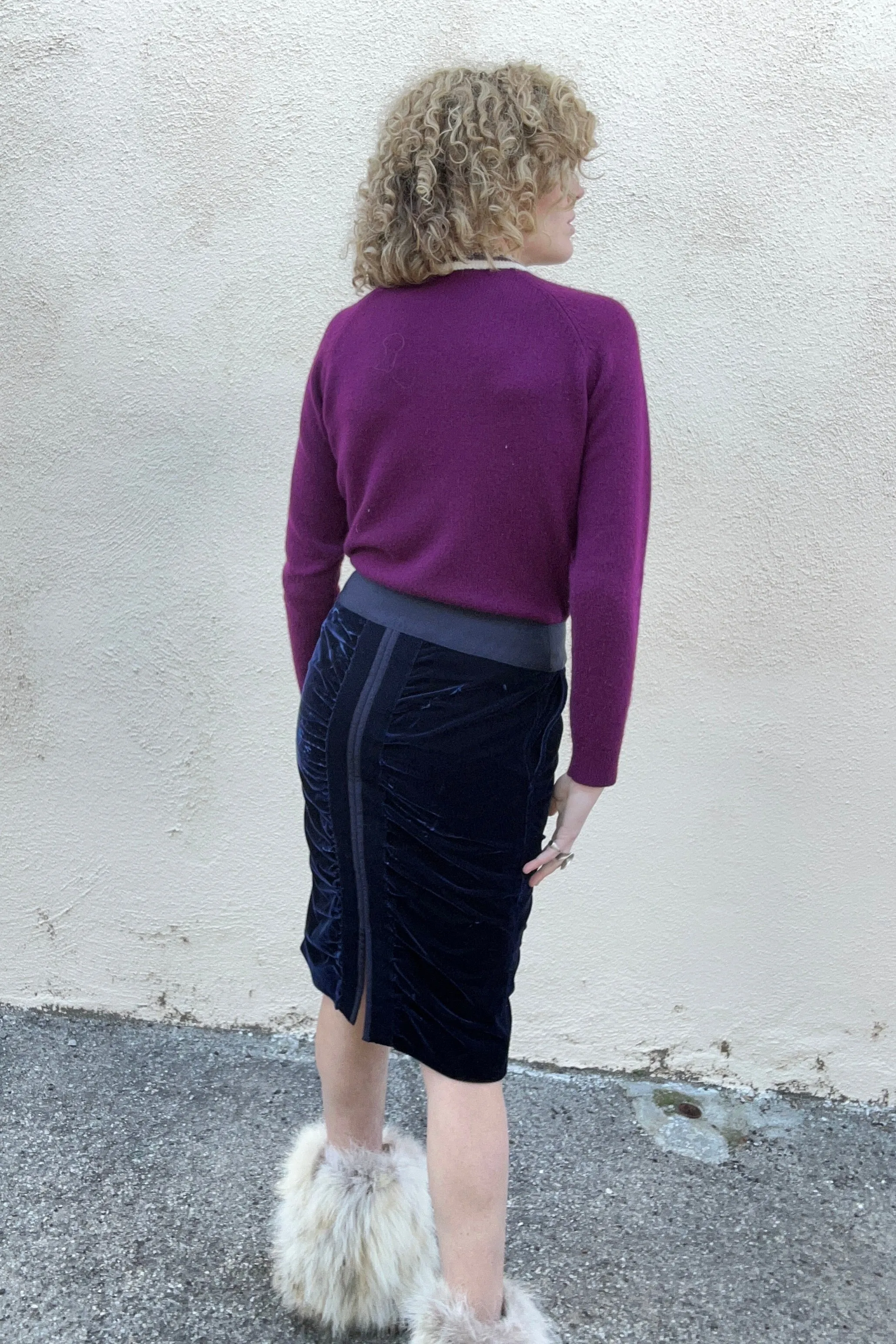 Dice Kayek Cashmere-Wool Sweater with Beaded Palm Tree