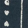 Drewe Chore Coat | Ink / Natural Heart C Pinstripe