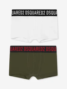 Dsquared2 Boys Logo Boxer Shorts Set
