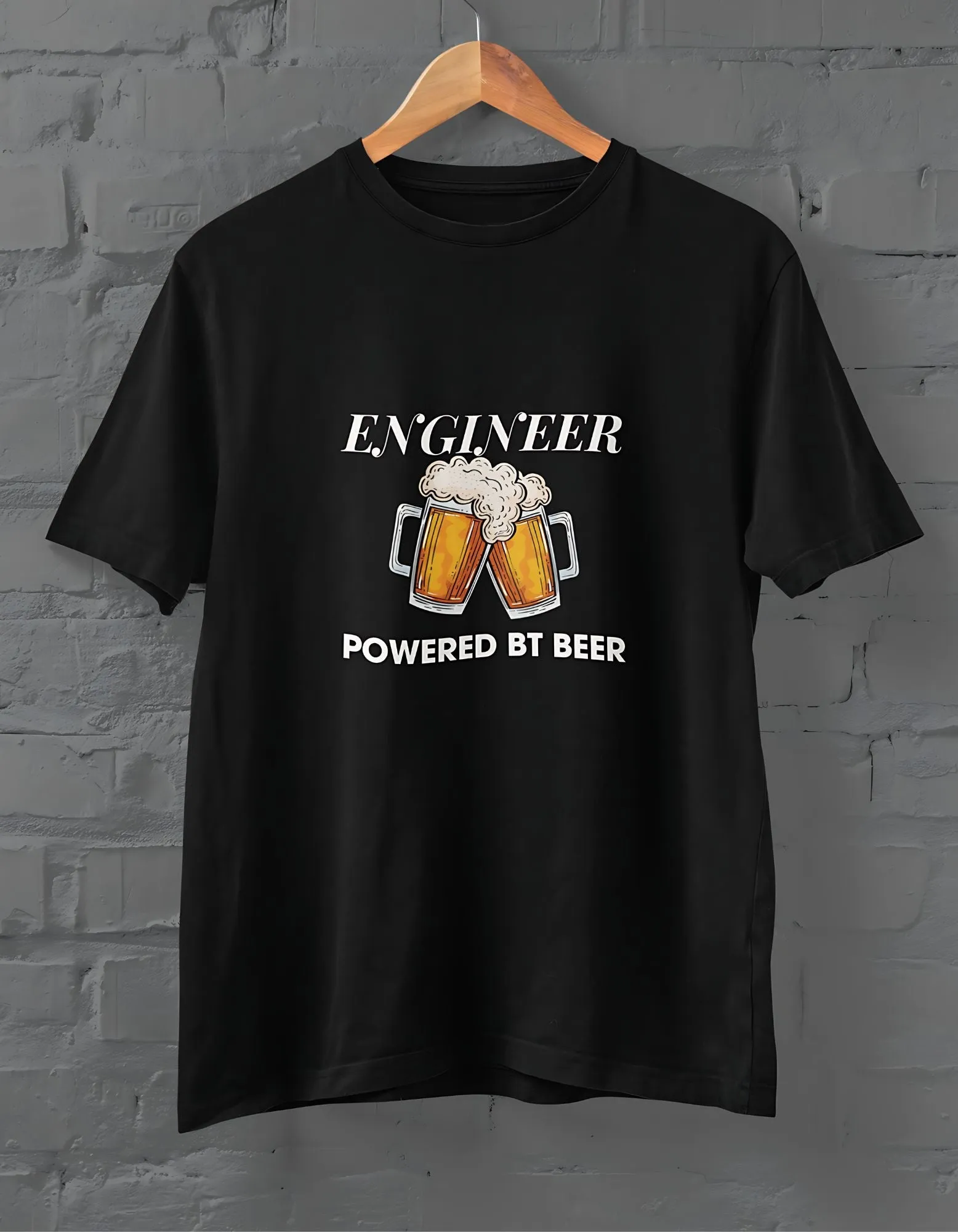 Engineer (Beer) Half Sleeve T-shirt for Men