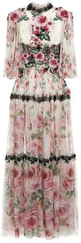 Floral Lace Gown